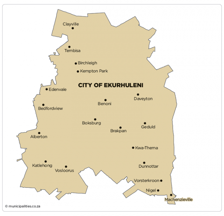 City Of Ekurhulen Municipality - Mufti Of Gauteng Provincial Government