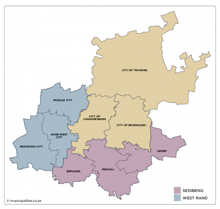 Gauteng Municipalities Map 768x731 