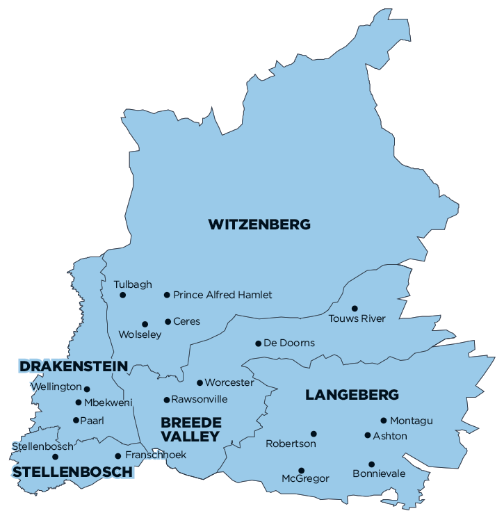 Municipalities in the Western Cape